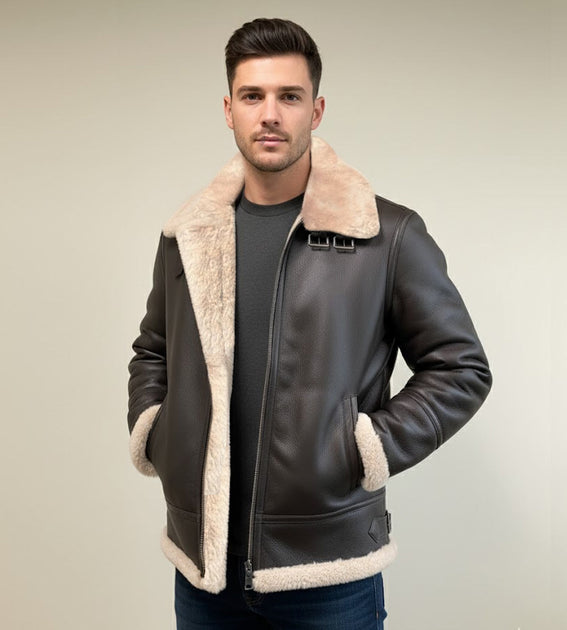 Men's Shearling B3 Bomber | 100% Sheepskin WWII Flight