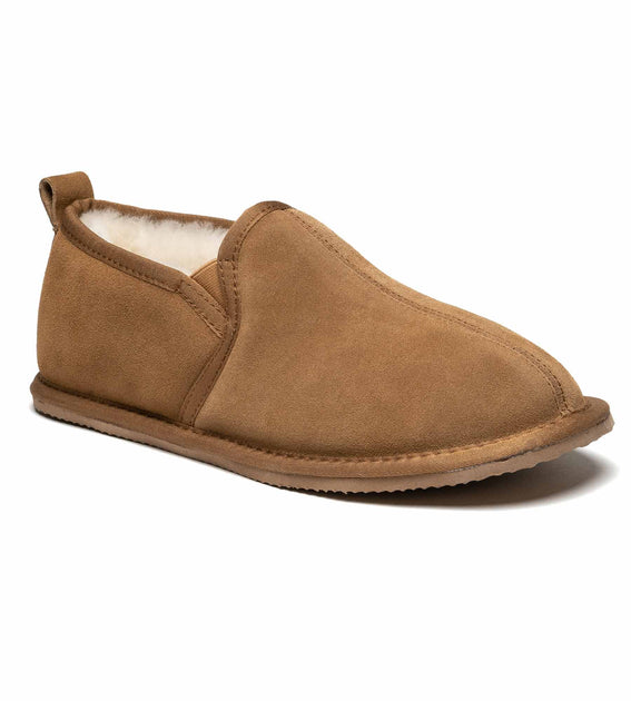 靴 CITYSHOP C ME SKIN SLIPPERS Men's AIKA Sheepskin Slipper | Firm sole shearling bootie
