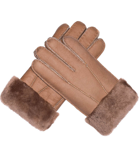 【UGG】Women's Leather Sheepskin Vent Glove 海外限定 UGG Women's Leather Sheepskin Vent Gloves with Conductive