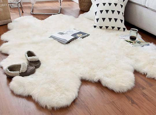 Sexto (6) and Octo (8) Pelt Sheepskin Area Rugs