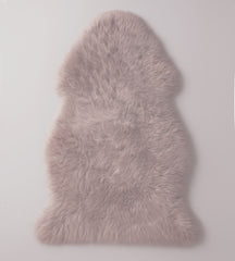 Motorcycle Shearling Hide in a Stone-Grey color, for added natural comfort while riding
