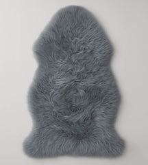 Grey Sheepskin Rug (2' x 3'5
