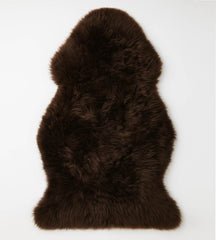 Brown Sheepskin Rug (2' x 3'5