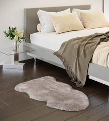 Stone Sheepskin Rug (2' x 3'5