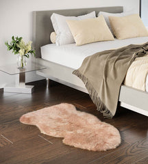 Taupe Sheepskin Rug (2' x 3'5