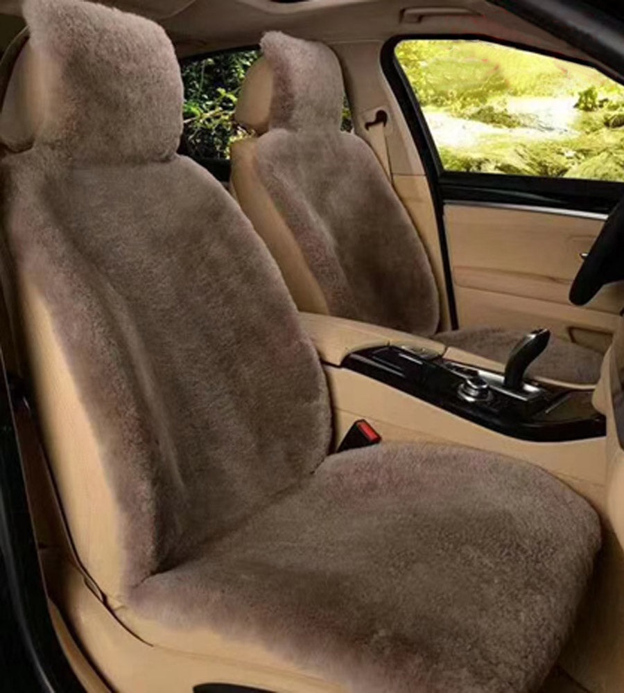 Universally Fitting Shearling Sheepskin Car Seat Cover SheepskinShop
