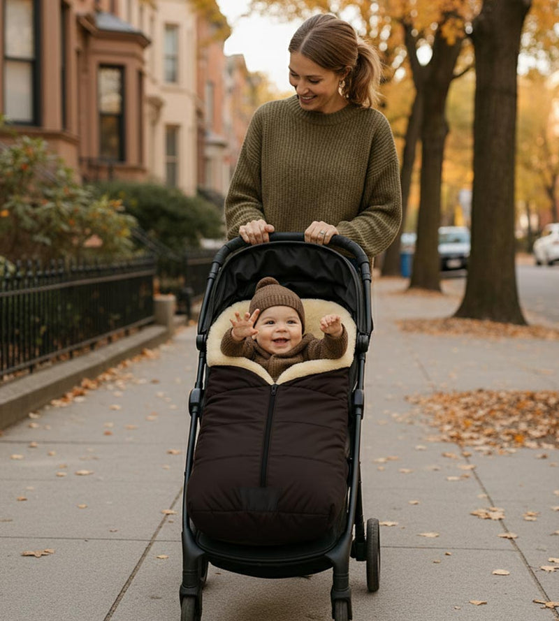 Zip-Up Stroller Sheepskin