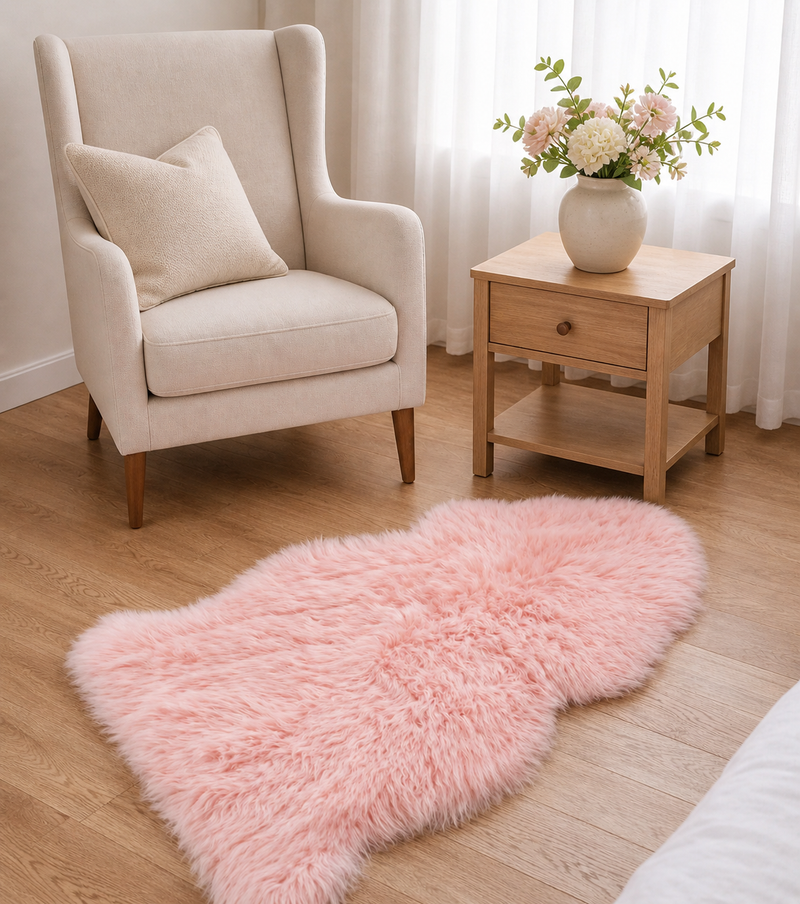 ROSA Sheepskin Rug | Single Pelt Genuine NZ Shearling | SheepskinShop.ca