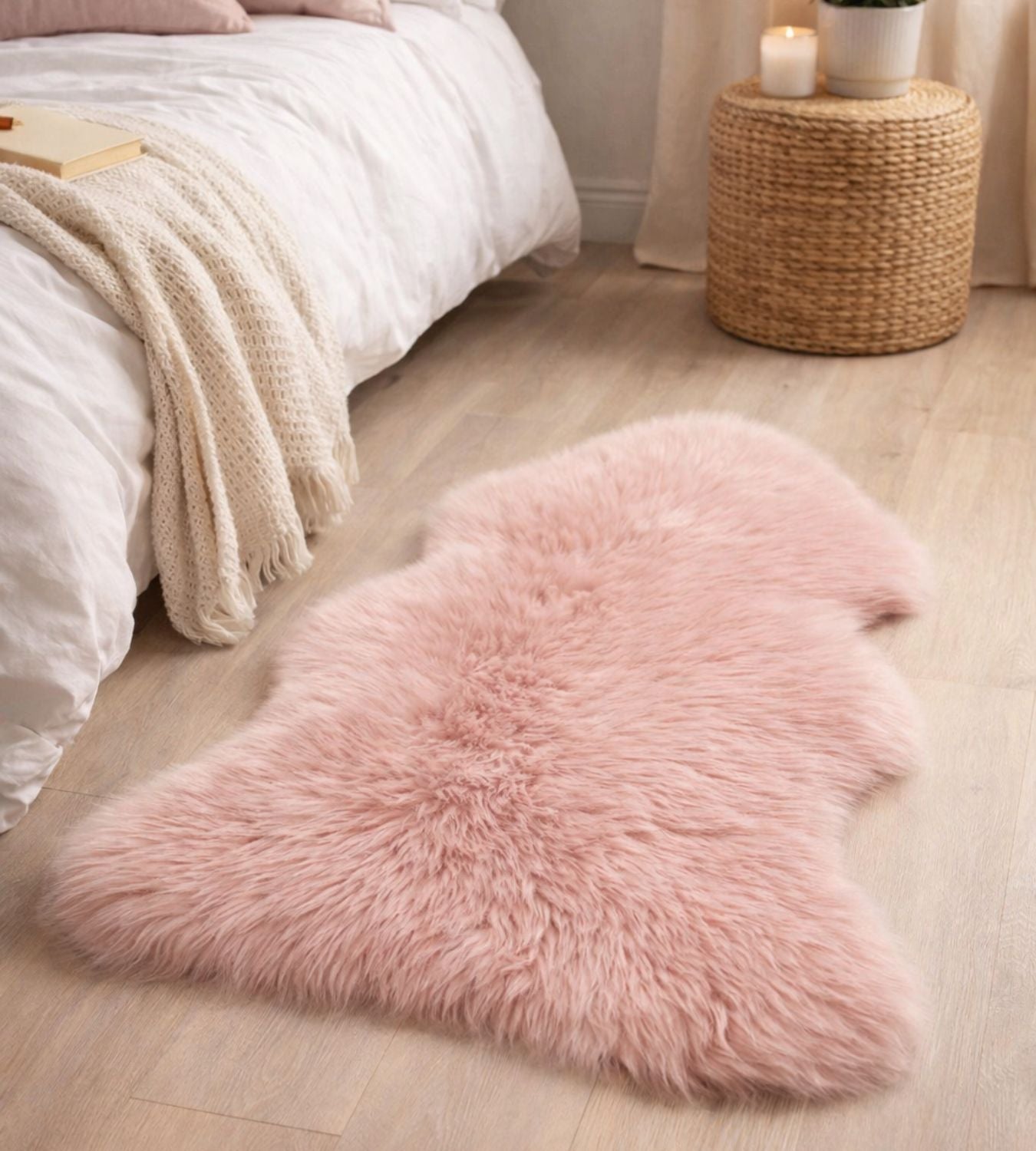 Single Sheepskin Rug ROSA Sheepskin Rug | Single Pelt Genuine NZ Shearling | SheepskinShop.ca