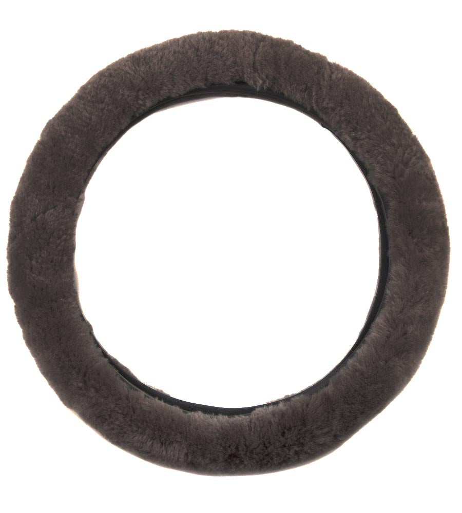 HP Autozubehor 19760 Steering Wheel Cover Real Lambskin Anthracite