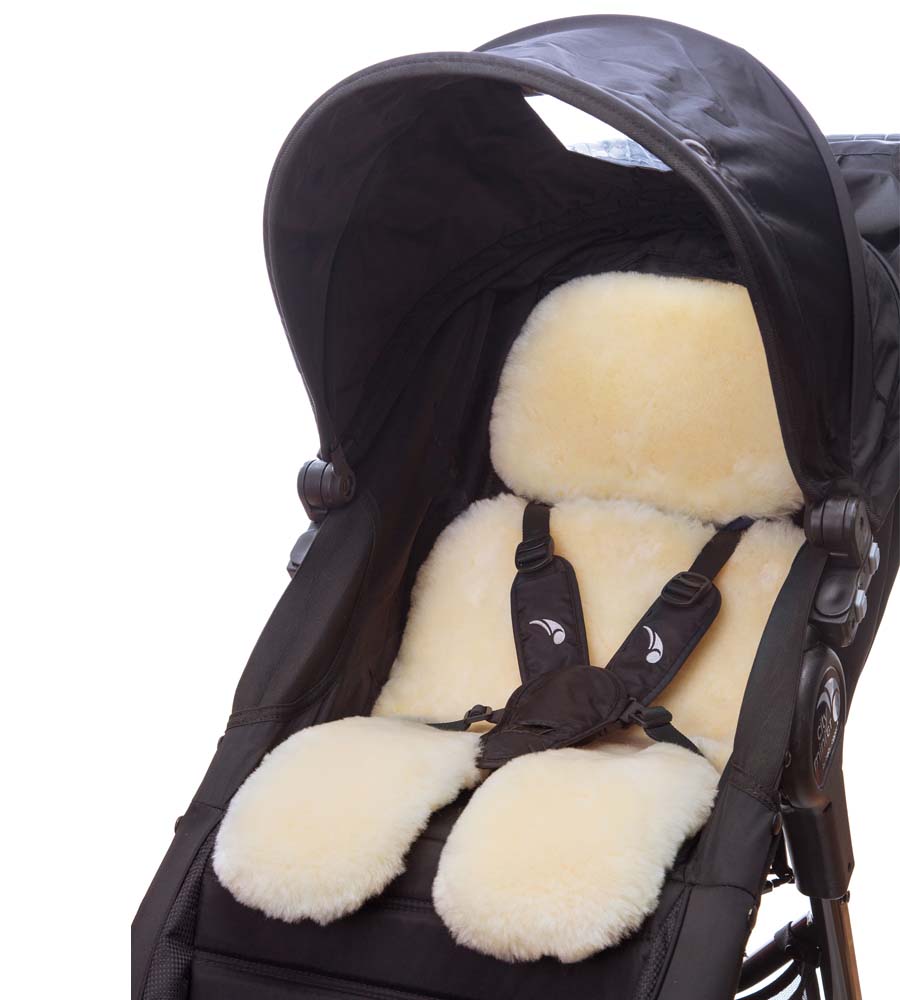 Sheepskin Baby Stroller Cover Pad1