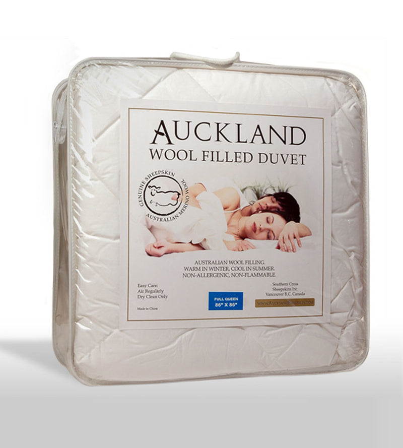 Wool Filled Duvet - Full / Queen (86"x86")