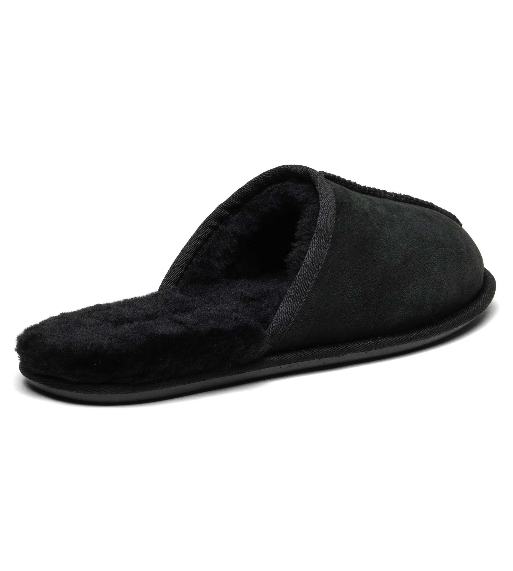 Merino Wool Mens Sheep Wool Slippers Mens Genuine Sheepskin