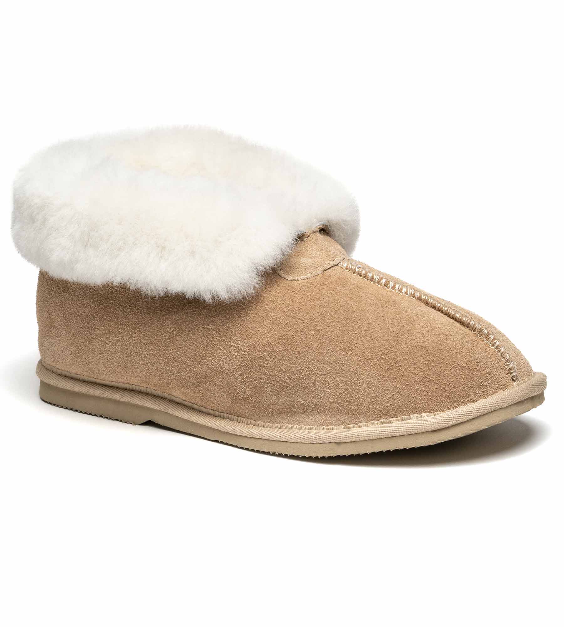 Women's Firm Soled MARIKA Sheepskin Slipper - Main Image