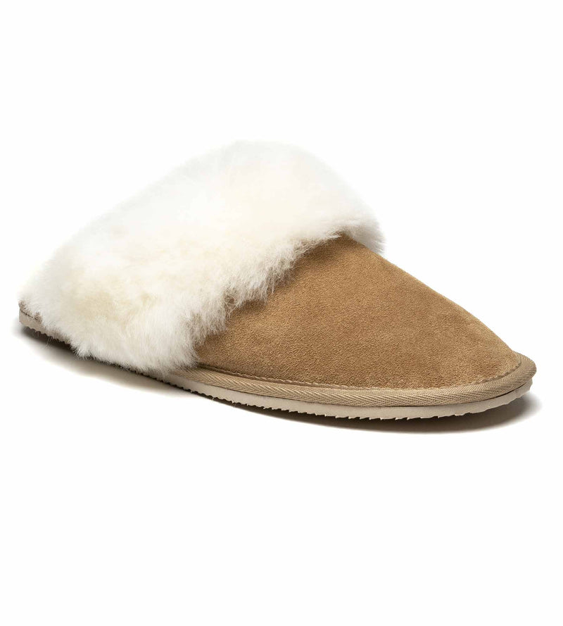 Women's SCUFF Open Back Sheepskin Slippers