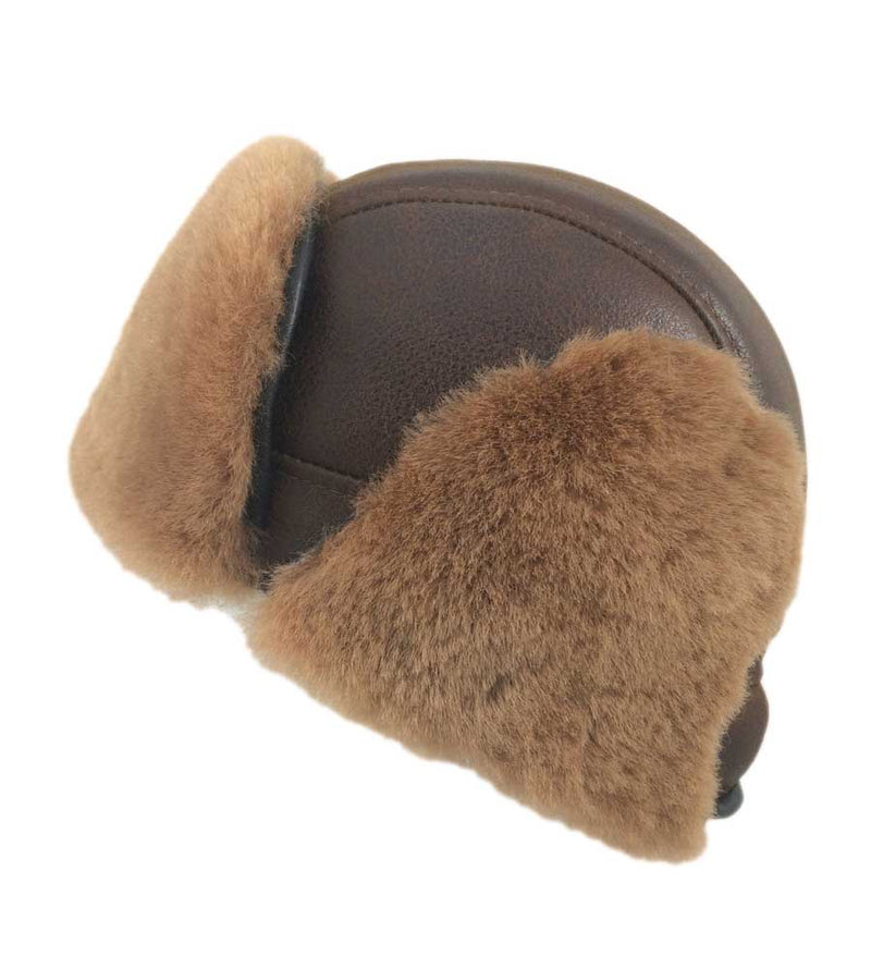 Sheepskin Fly-Boy Hat