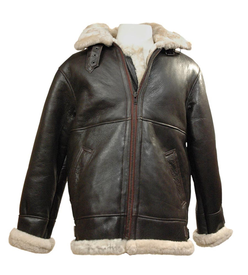 Sheepskin bomber discount