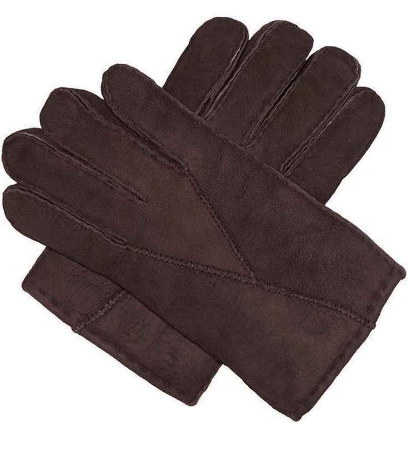 Men's Notched Sheepskin Gloves