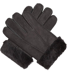 Men's Sheepskin Gloves - Black