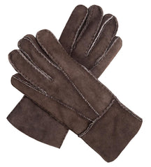 Women's Sheepskin Gloves - Brown