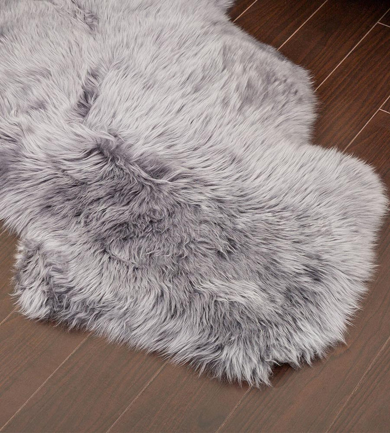 Double Grey Sheepskin